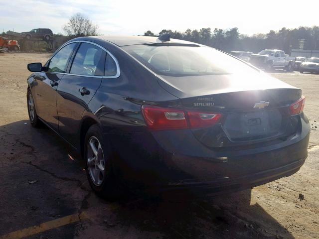1G1ZB5ST6GF349170 - 2016 CHEVROLET MALIBU LS BLACK photo 3