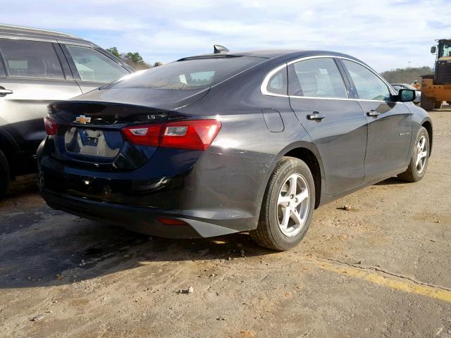 1G1ZB5ST6GF349170 - 2016 CHEVROLET MALIBU LS BLACK photo 4