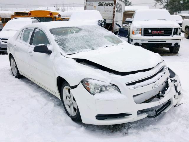 1G1ZB5EB2A4106896 - 2010 CHEVROLET MALIBU LS WHITE photo 1