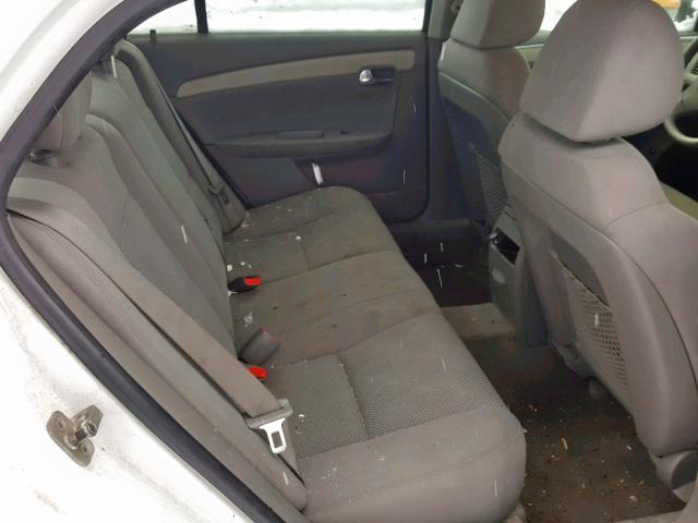 1G1ZB5EB2A4106896 - 2010 CHEVROLET MALIBU LS WHITE photo 6