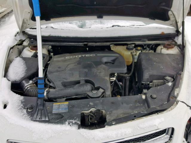 1G1ZB5EB2A4106896 - 2010 CHEVROLET MALIBU LS WHITE photo 7