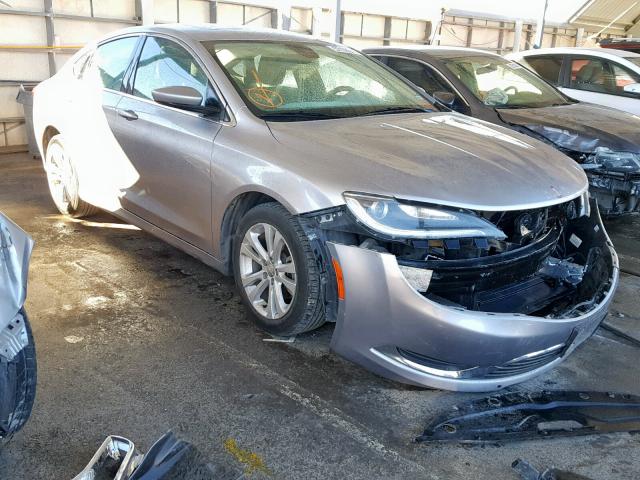 1C3CCCAB0FN532337 - 2015 CHRYSLER 200 LIMITE SILVER photo 1