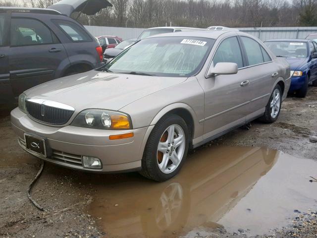 1LNHM87A11Y711645 - 2001 LINCOLN LS TAN photo 2