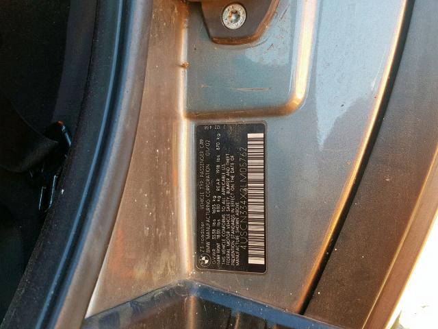 4USCN334X2LM05762 - 2002 BMW Z3 2.5 CHARCOAL photo 10