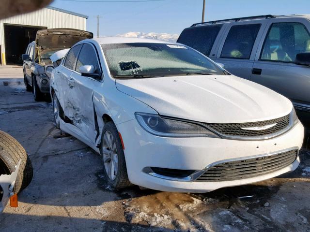 1C3CCCAB8FN692501 - 2015 CHRYSLER 200 LIMITE WHITE photo 1