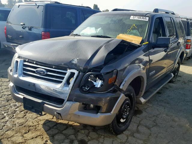 1FMEU64E76UB71019 - 2006 FORD EXPLORER E BROWN photo 2