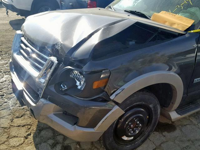 1FMEU64E76UB71019 - 2006 FORD EXPLORER E BROWN photo 9