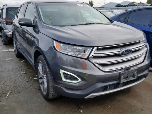 2FMPK4K86GBB78745 - 2016 FORD EDGE TITAN GRAY photo 1