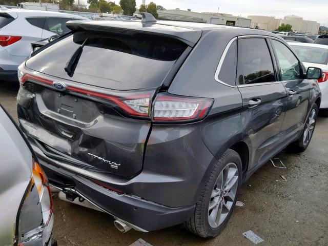 2FMPK4K86GBB78745 - 2016 FORD EDGE TITAN GRAY photo 4