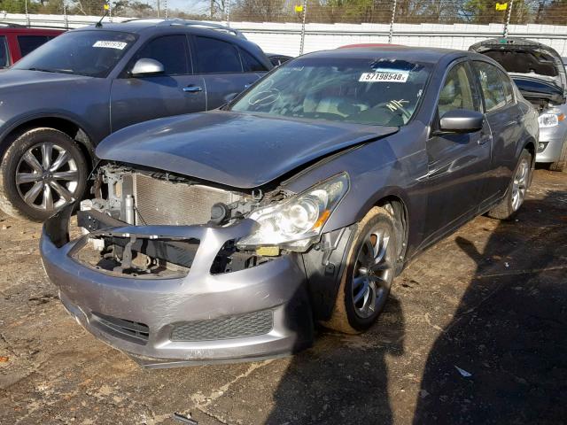 JN1DV6AP8BM601589 - 2011 INFINITI G25 BASE GRAY photo 2