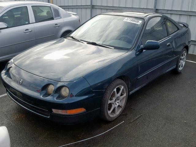 JH4DC2390TS005771 - 1996 ACURA INTEGRA GS GREEN photo 2