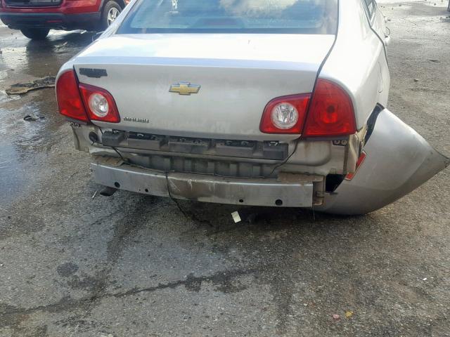 1G1ZB5EB2AF260156 - 2010 CHEVROLET MALIBU LS 银色 照片 10