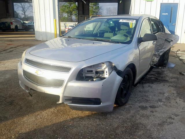 1G1ZB5EB2AF260156 - 2010 CHEVROLET MALIBU LS 银色 照片 2