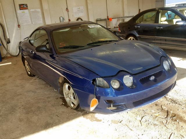 KMHJG25F01U250045 - 2001 HYUNDAI TIBURON BLUE photo 1