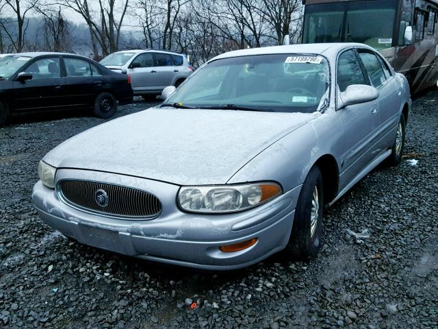 1G4HP54K124147801 - 2002 BUICK LESABRE CU SILVER photo 2