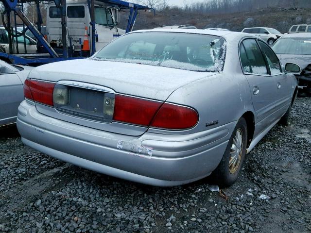 1G4HP54K124147801 - 2002 BUICK LESABRE CU SILVER photo 4