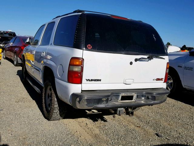 1GKEK13TX3J150986 - 2003 GMC YUKON WHITE photo 3