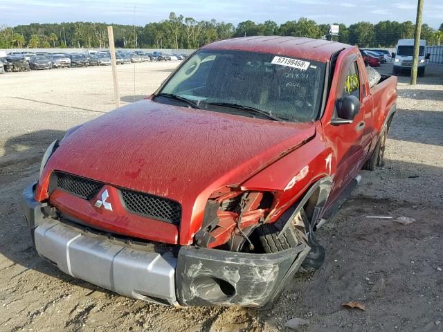 1Z7HC32N86S547667 - 2006 MITSUBISHI RAIDER DUR RED photo 2