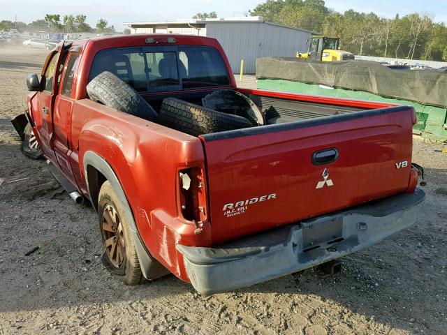 1Z7HC32N86S547667 - 2006 MITSUBISHI RAIDER DUR RED photo 3