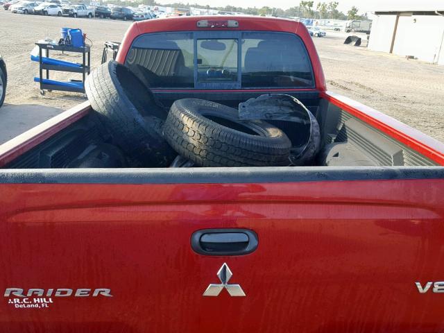 1Z7HC32N86S547667 - 2006 MITSUBISHI RAIDER DUR RED photo 6