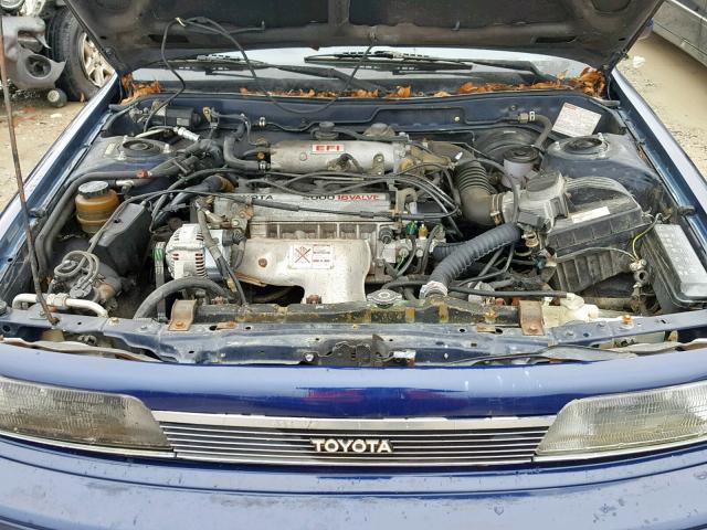 4T1SV21E7LU261487 - 1990 TOYOTA CAMRY DLX 蓝色 照片 7
