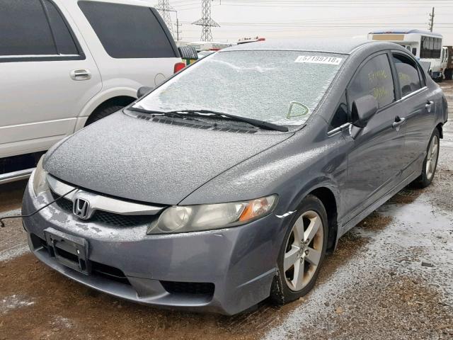 19XFA1F60BE029632 - 2011 HONDA CIVIC LX-S GRAY photo 2