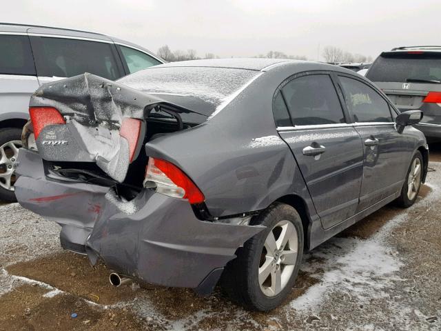 19XFA1F60BE029632 - 2011 HONDA CIVIC LX-S GRAY photo 4