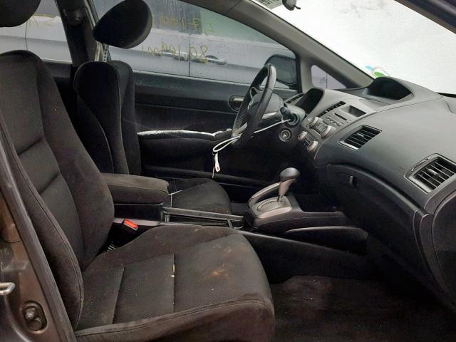 19XFA1F60BE029632 - 2011 HONDA CIVIC LX-S GRAY photo 5