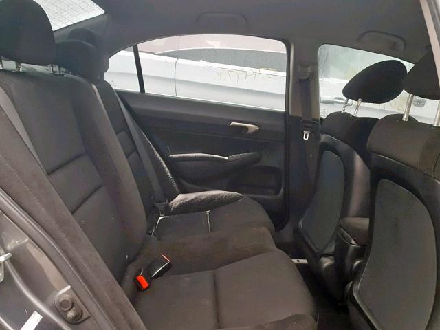 19XFA1F60BE029632 - 2011 HONDA CIVIC LX-S GRAY photo 6