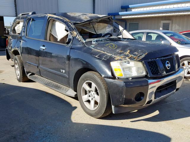 5N1AA08A87N704423 - 2007 NISSAN ARMADA SE BLACK photo 1