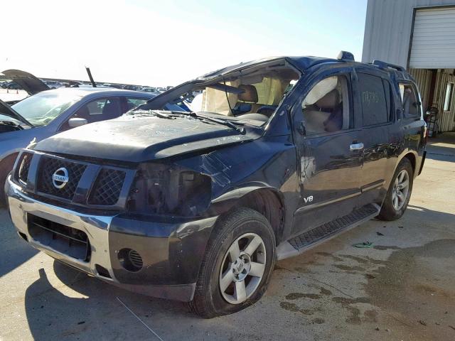 5N1AA08A87N704423 - 2007 NISSAN ARMADA SE BLACK photo 2