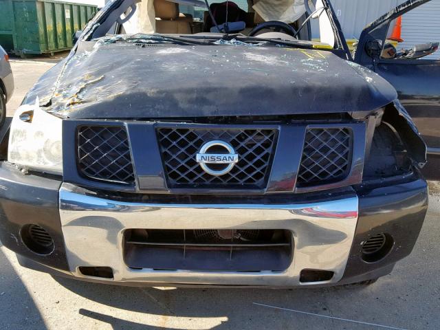 5N1AA08A87N704423 - 2007 NISSAN ARMADA SE BLACK photo 7