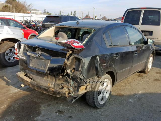 3N1AB61E68L705608 - 2008 NISSAN SENTRA 2.0 BLACK photo 4