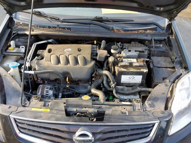 3N1AB61E68L705608 - 2008 NISSAN SENTRA 2.0 BLACK photo 7