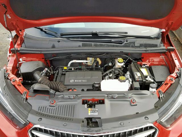 KL4CJASB2JB669028 - 2018 BUICK ENCORE PRE RED photo 7