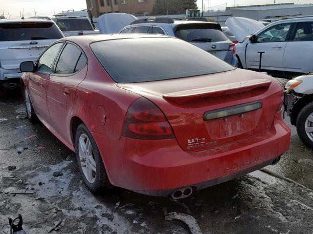2G2WR554871227478 - 2007 PONTIAC GRAND PRIX RED photo 3