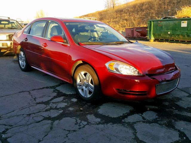 2G1WB5E34E1172587 - 2014 CHEVROLET IMPALA LIM RED photo 1