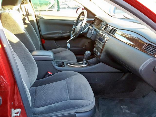 2G1WB5E34E1172587 - 2014 CHEVROLET IMPALA LIM RED photo 5