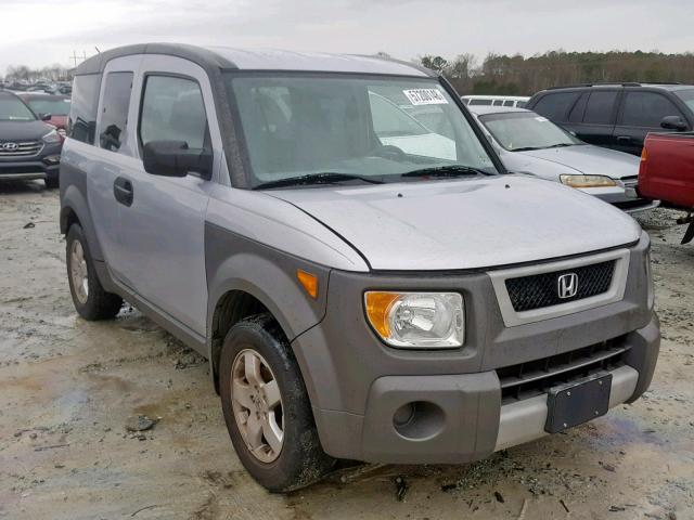 5J6YH285X4L006930 - 2004 HONDA ELEMENT EX SILVER photo 1