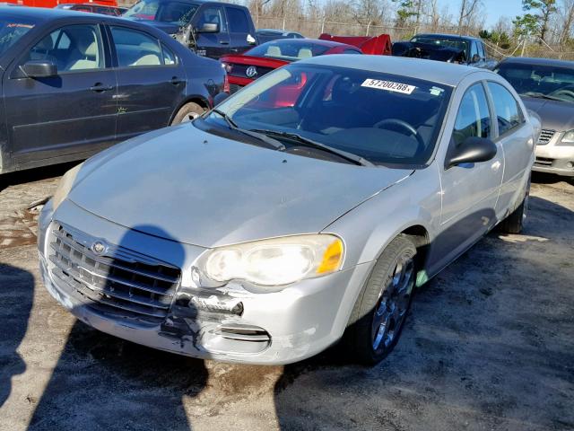 1C3EL46R24N357459 - 2004 CHRYSLER SEBRING LX SILVER photo 2