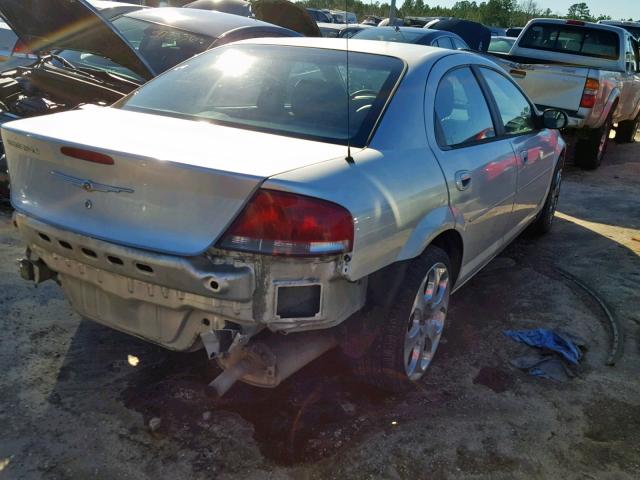 1C3EL46R24N357459 - 2004 CHRYSLER SEBRING LX SILVER photo 4