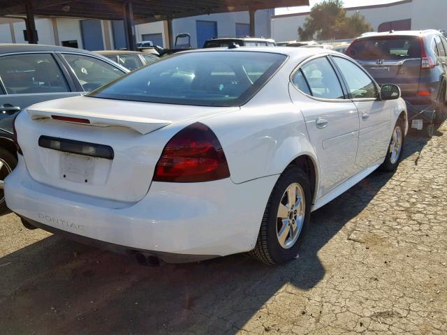 2G2WS522551147947 - 2005 PONTIAC GRAND PRIX თეთრი ფოტო 4