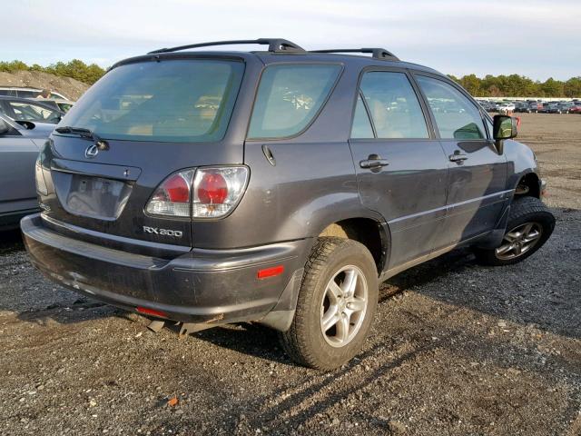 JTJHF10U620291968 - 2002 LEXUS RX 300 BLUE photo 4