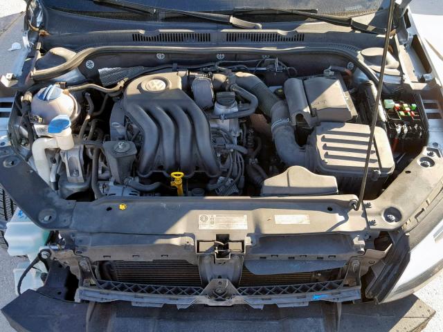 3VW2K7AJ8EM335608 - 2014 VOLKSWAGEN JETTA BASE Արծաթագույն լուսանկար 7