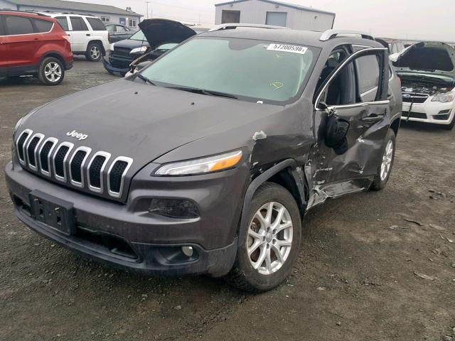 1C4PJMCS0HD230111 - 2017 JEEP CHEROKEE L CHARCOAL photo 2