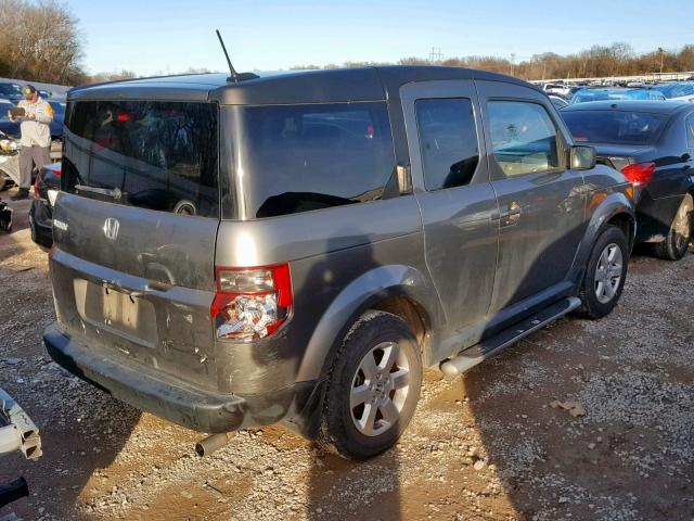 5J6YH18768L015612 - 2008 HONDA ELEMENT EX GRAY photo 4