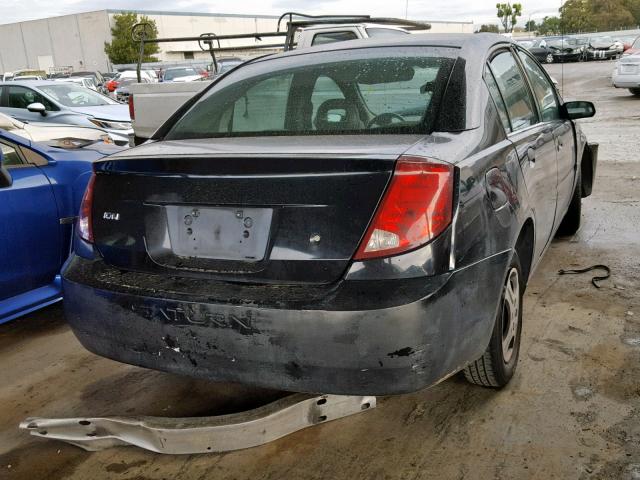 1G8AG52F54Z155511 - 2004 SATURN ION LEVEL BLACK photo 4