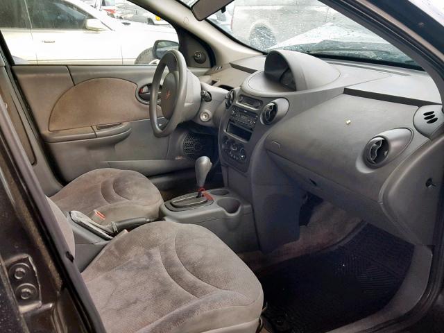 1G8AG52F54Z155511 - 2004 SATURN ION LEVEL BLACK photo 5