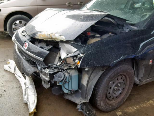 1G8AG52F54Z155511 - 2004 SATURN ION LEVEL BLACK photo 9