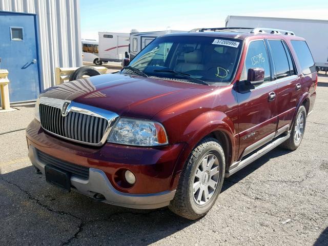 5LMFU28R43LJ20893 - 2003 LINCOLN NAVIGATOR 勃艮第红 照片 2